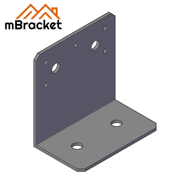 Équerre Connecteur en L Matériel de Renforcement Structurel - 3*100*60*100 1