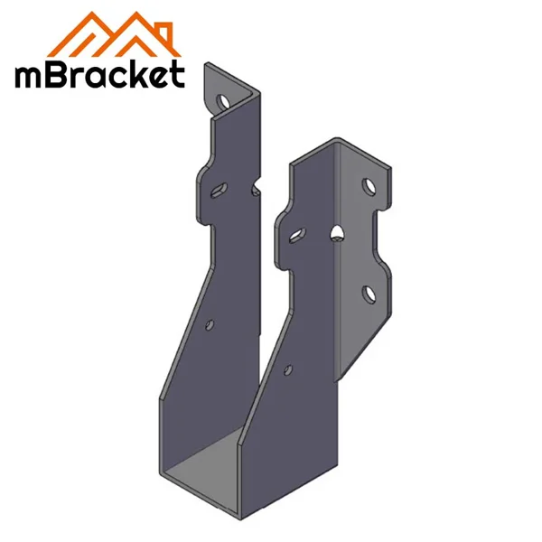 Conector de suspensão em U para viga e viga de estrutura de madeira conexão horizontal