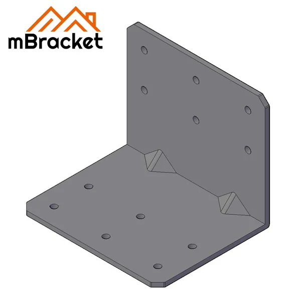 Cantoneira em L para Conector de Estrutura de Madeira