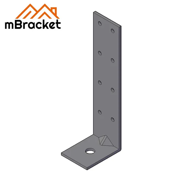 Conector de ângulo em L Reforço estrutural de ferro angular