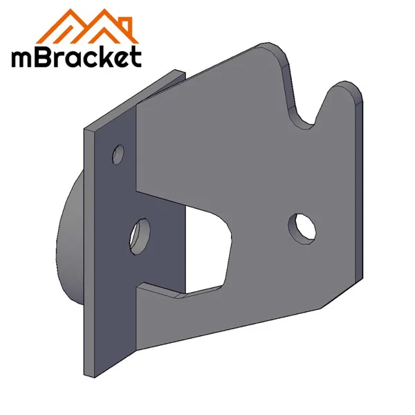 Conector oculto en T para viga-columna para construcciones de madera japonesas