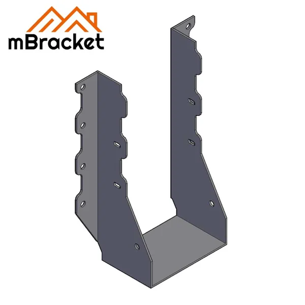U-förmiger Trägerhänger Horizontaler Holzkonstruktionsverbinder - 2*105*230 1