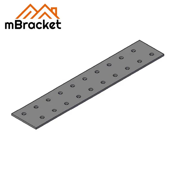 Nagelplattenverbinder | Flachplattenverbinder | Holzrahmenverbinder | Holzträgerverbinder - 2*40*210 1
