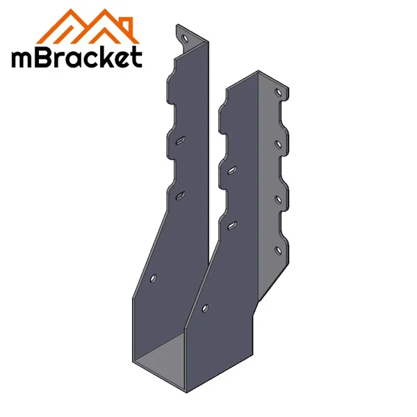 U-förmiger Trägerhänger Horizontaler Holzstruktur-Verbinder - 2*53*256 1