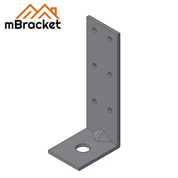 Conector de Ângulo em L - 2*40*50*130 1