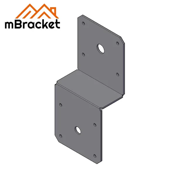 Conector viga-poste - Placa de conexión para madera - 2.0*77*163 1