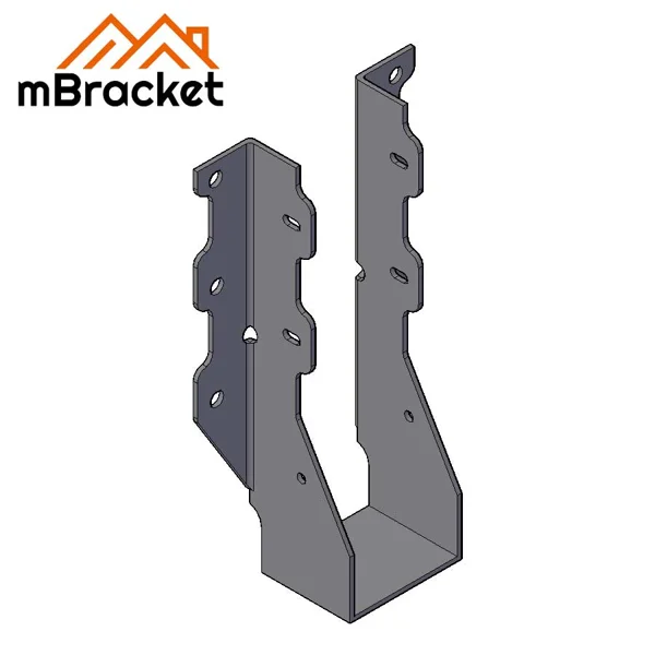 Suporte em U para Viga Conector Horizontal para Estrutura de Madeira