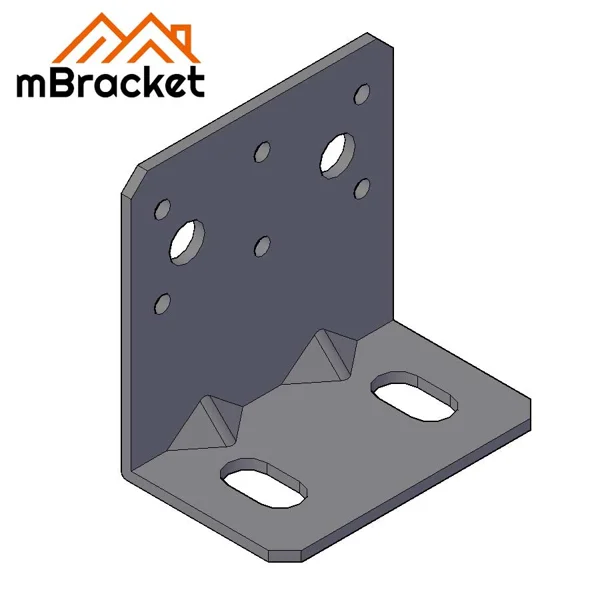 Soporte angular mediano Conector de acero en forma de L