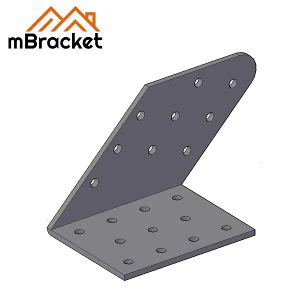 45度アングルブラケット 斜めコネクター 右向き - 3*80*60*60 1