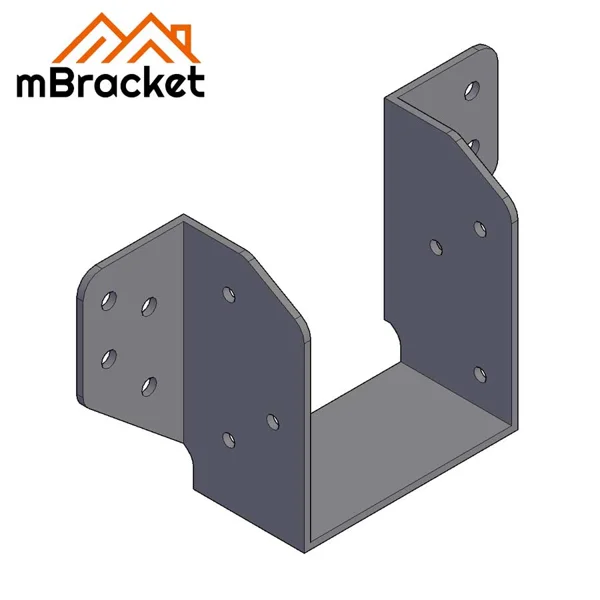 Conector de viga pesado para viga de madera de 160 mm de ancho, conector estructural - 5*160*175 1