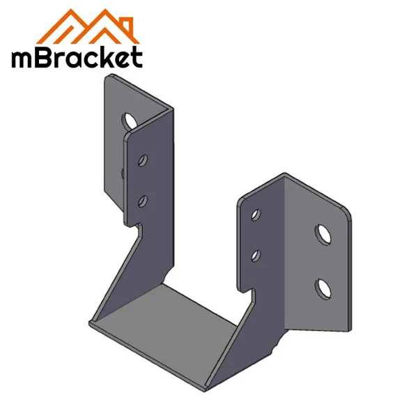 Conector en U para Montantes Conector Horizontal para Montantes de Acero Ligero Soporte de Conexión para Vigas