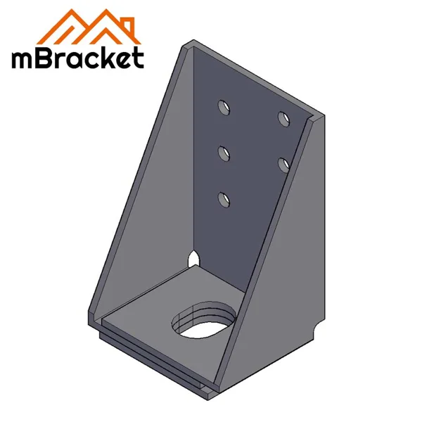 Fixador de arrancamento Conector de base de pilar Conector de estrutura de aço leve Tirante sísmico e resistente ao vento