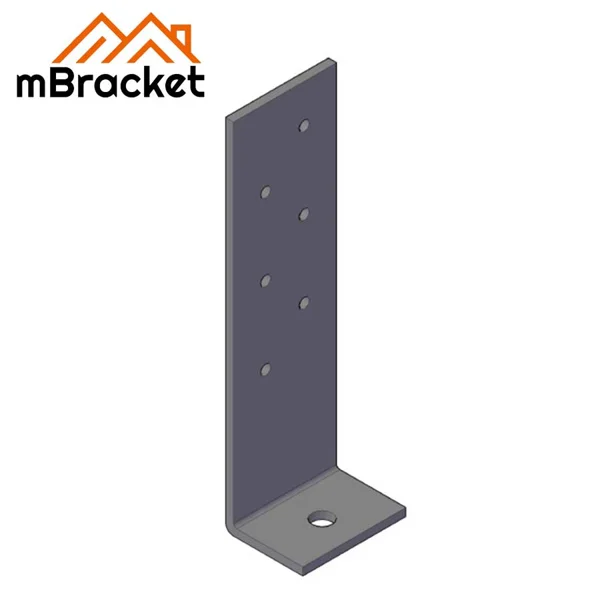 Conector de sujeción contra levantamiento, Base de poste, Conector sísmico para estructura de acero ligero
