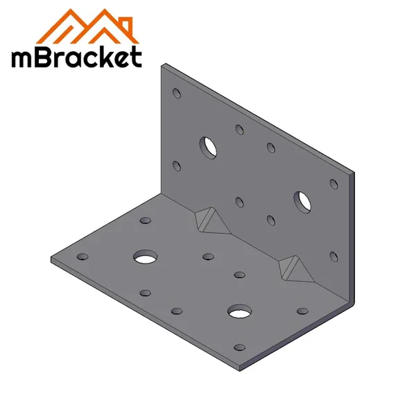 Conector de Ângulo em L Ferro Angular Acessórios de Ferragens de Reforço Estrutural