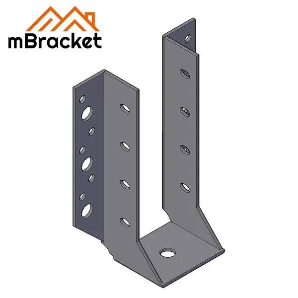 U-förmiger Ständerhänger Leichtbau-Stahlständer Horizontalverbinder Trägerverbinder - 2*50*137 1