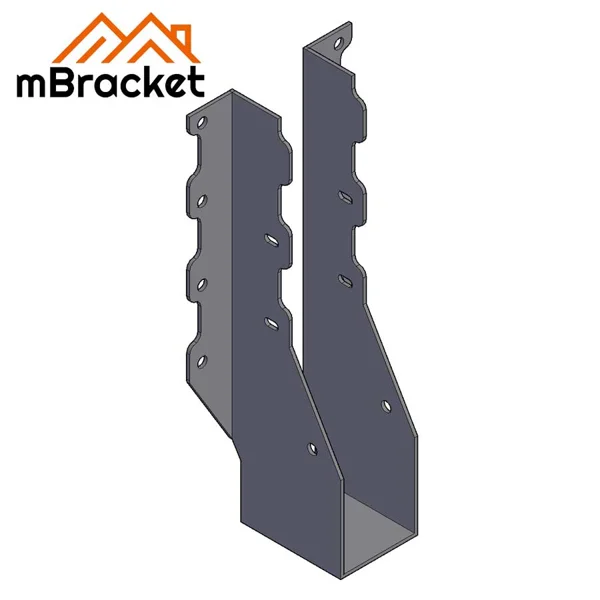 Connecteur de poutre Support en U Accessoire pour maison en bois Grande sablière