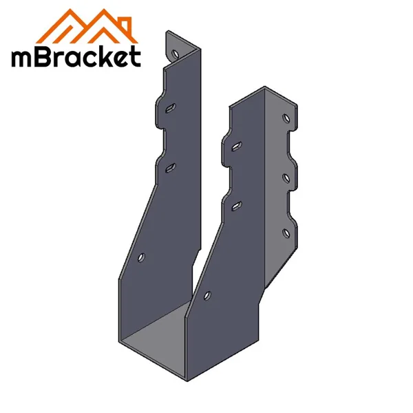 Étrier en U pour Poutre Connecteur Horizontal Structure Bois Accessoires Métalliques de Liaison Solive et Poutre