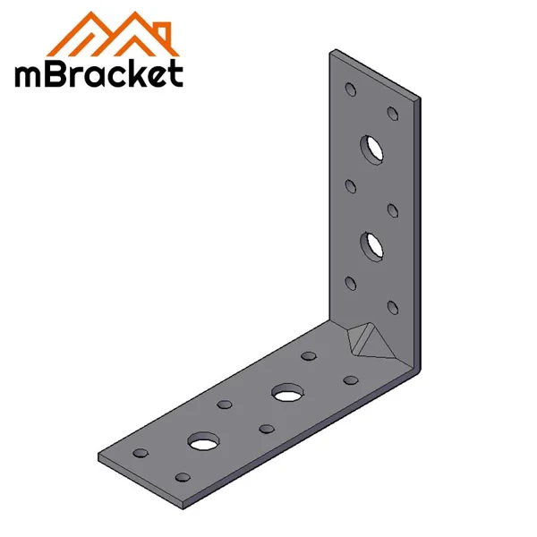 Conector de ángulo en L Piezas de conexión de hierro angular Herramientas de refuerzo estructural de construcción