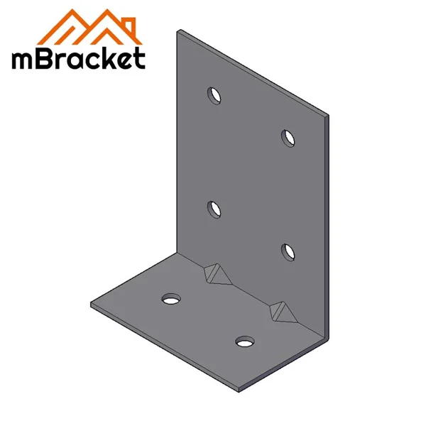 Connecteur d'angle en acier en L Quincaillerie de renforcement structurel