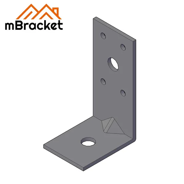 Connecteur d'angle en fer à angle en L Accessoires de quincaillerie de renforcement structurel - 3*40*50*90 1