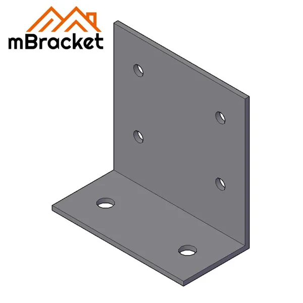Heavy-Duty Thickened Angle Bracket Structural Reinforcement Connector - 5*160*80*160 1