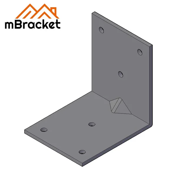 Conector de Ângulo em L Reforço Estrutural de Ferro Angular